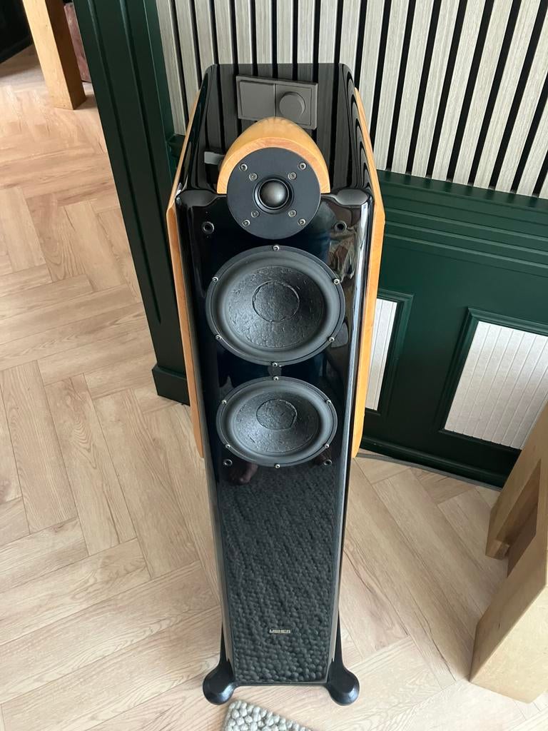 Schitterende  Usher CP6371 zuil speaker, Audio, Tv en Foto, Luidsprekers, Zo goed als nieuw, 120 watt of meer, Front, Rear of Stereo speakers