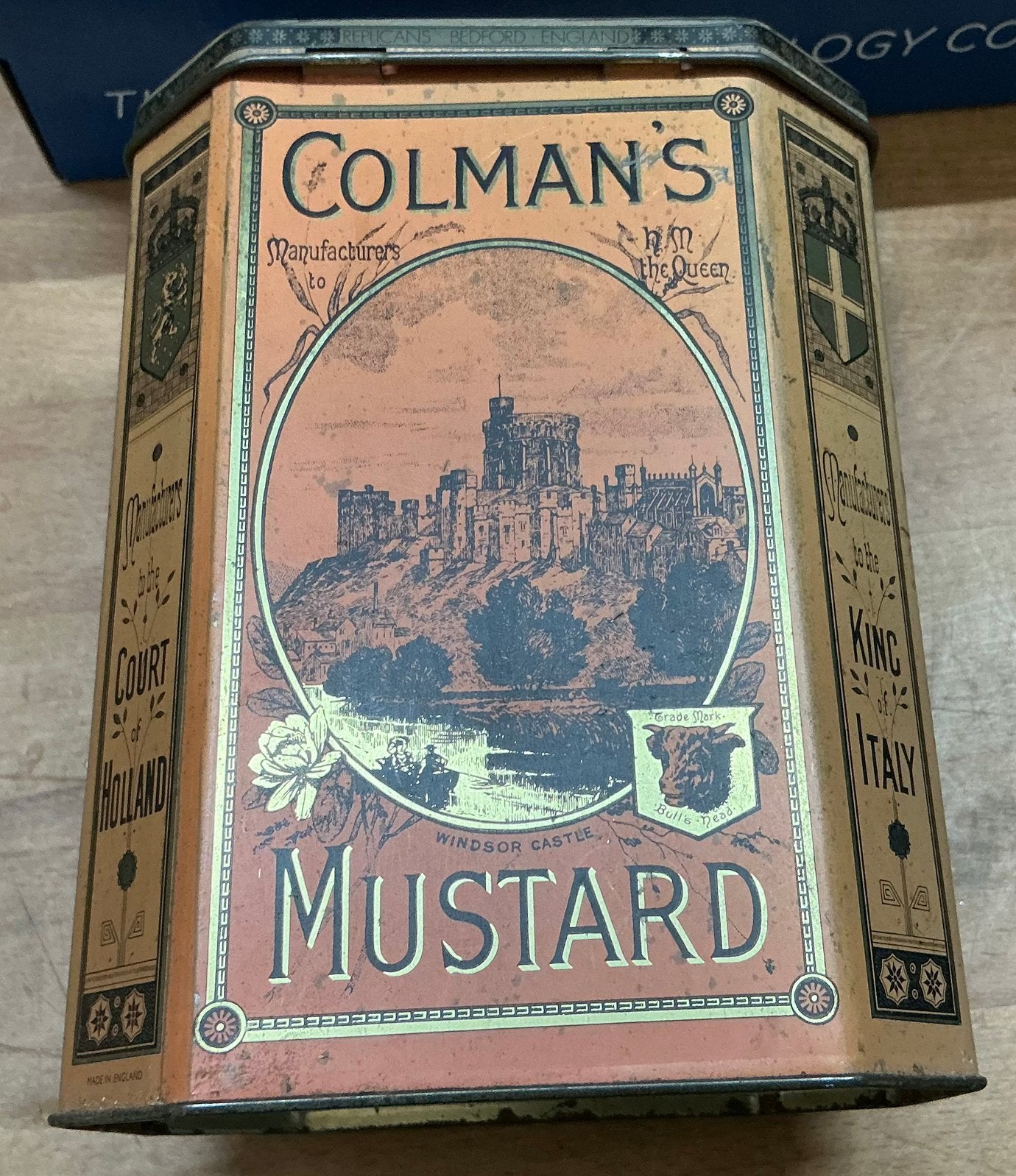 Oud blik COLMANS MUSTARD, Ophalen of Verzenden, Gebruikt, Overige