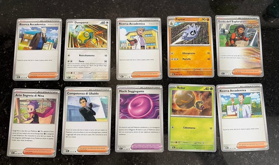Pokémon kaarten set - diverse trainers en Pokémon, Ophalen of Verzenden, Gebruikt, Meerdere kaarten