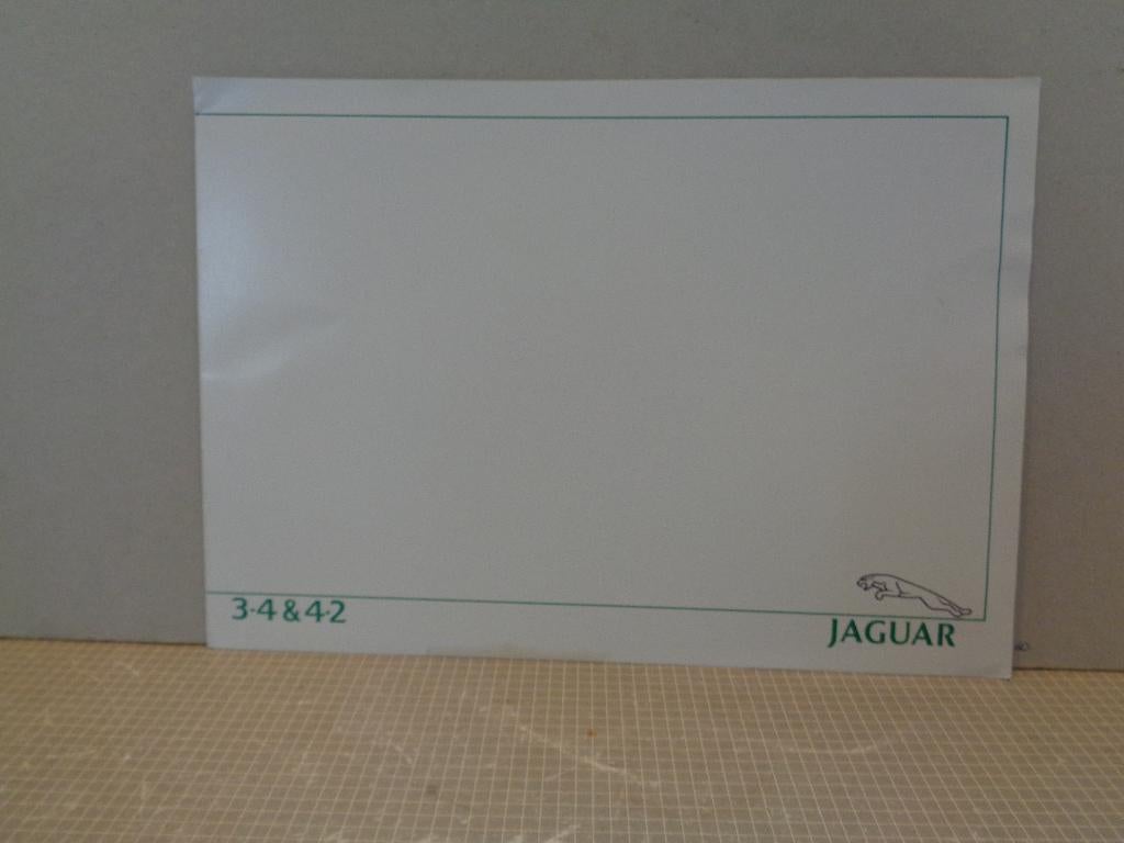 jaguar brochure, Ophalen of Verzenden, Zo goed als nieuw, Overige merken