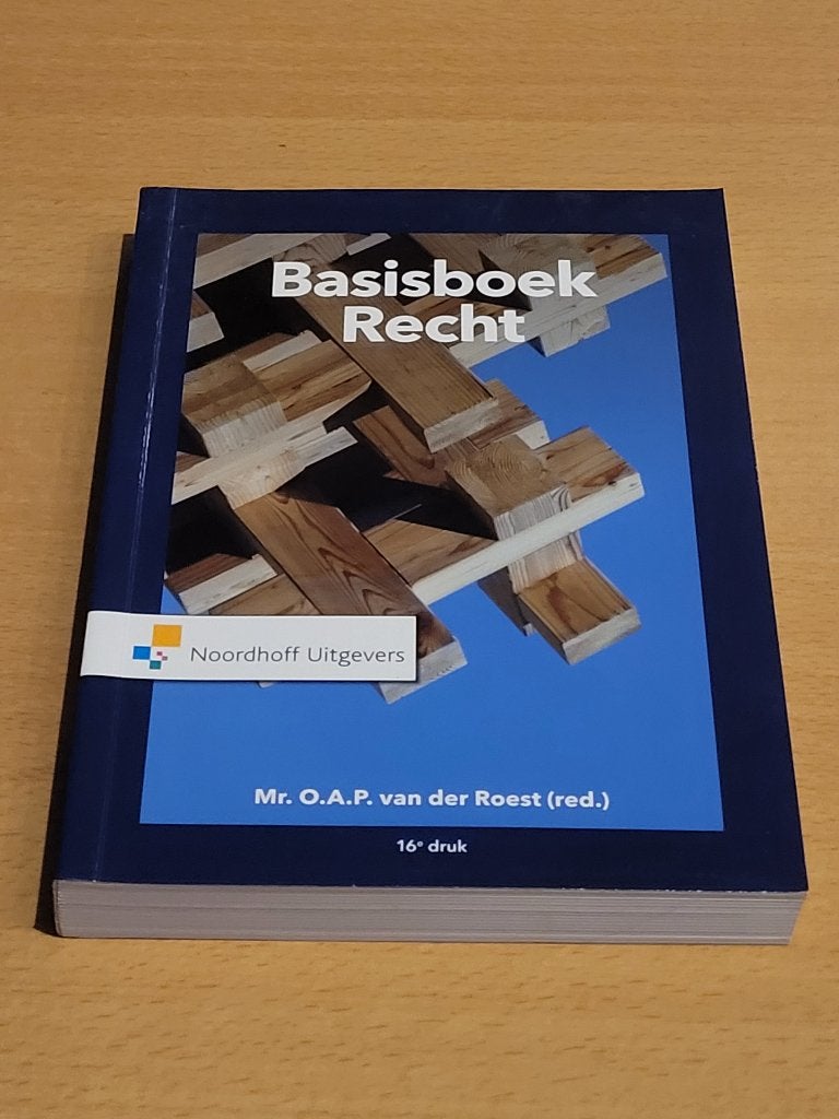 Basisboek Recht, Ophalen of Verzenden, Zo goed als nieuw, Economie en Marketing
