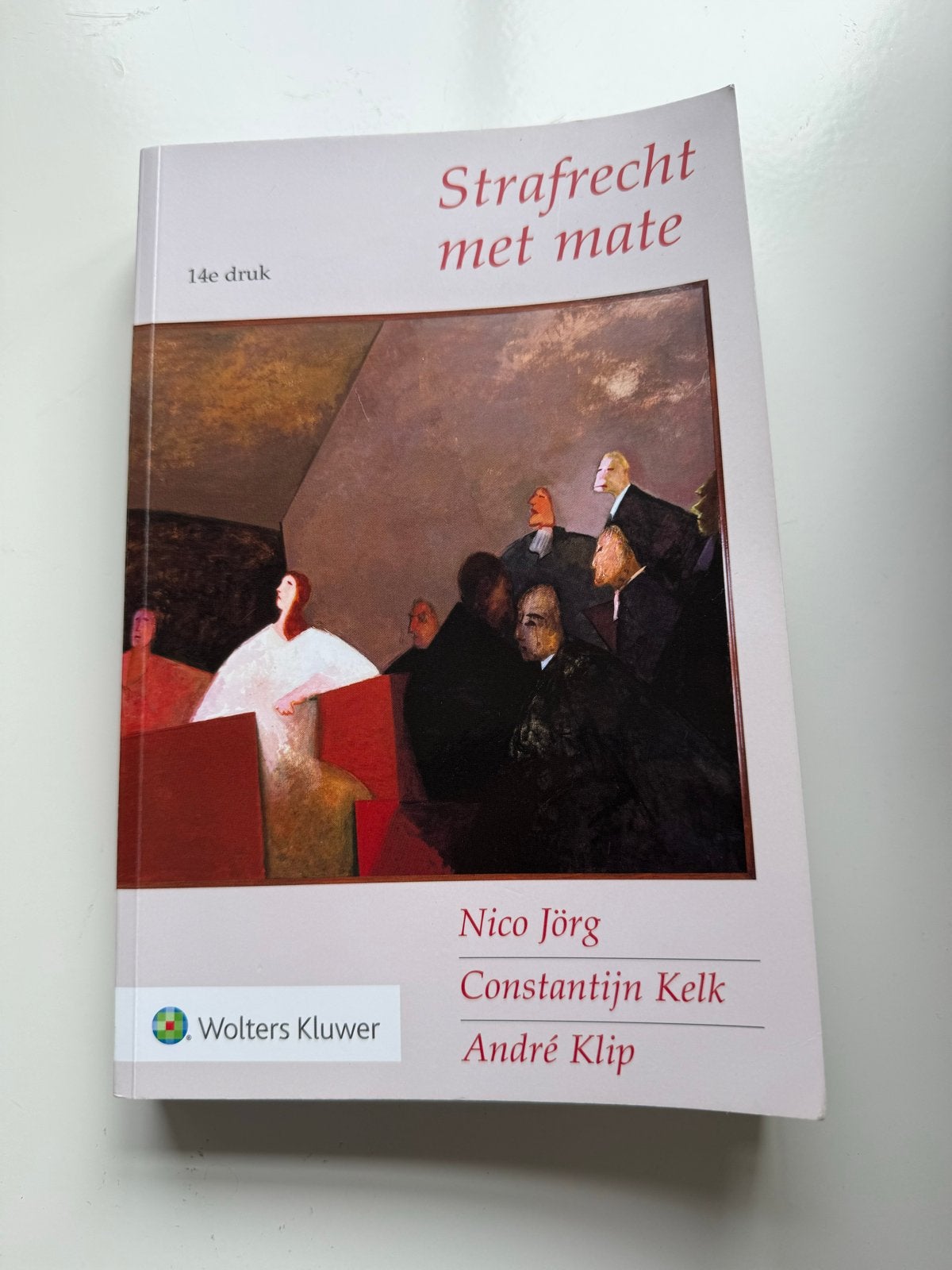 Strafrecht met mate - 14e druk - Wolters Kluwer, Ophalen of Verzenden, Alpha, Zo goed als nieuw, WO