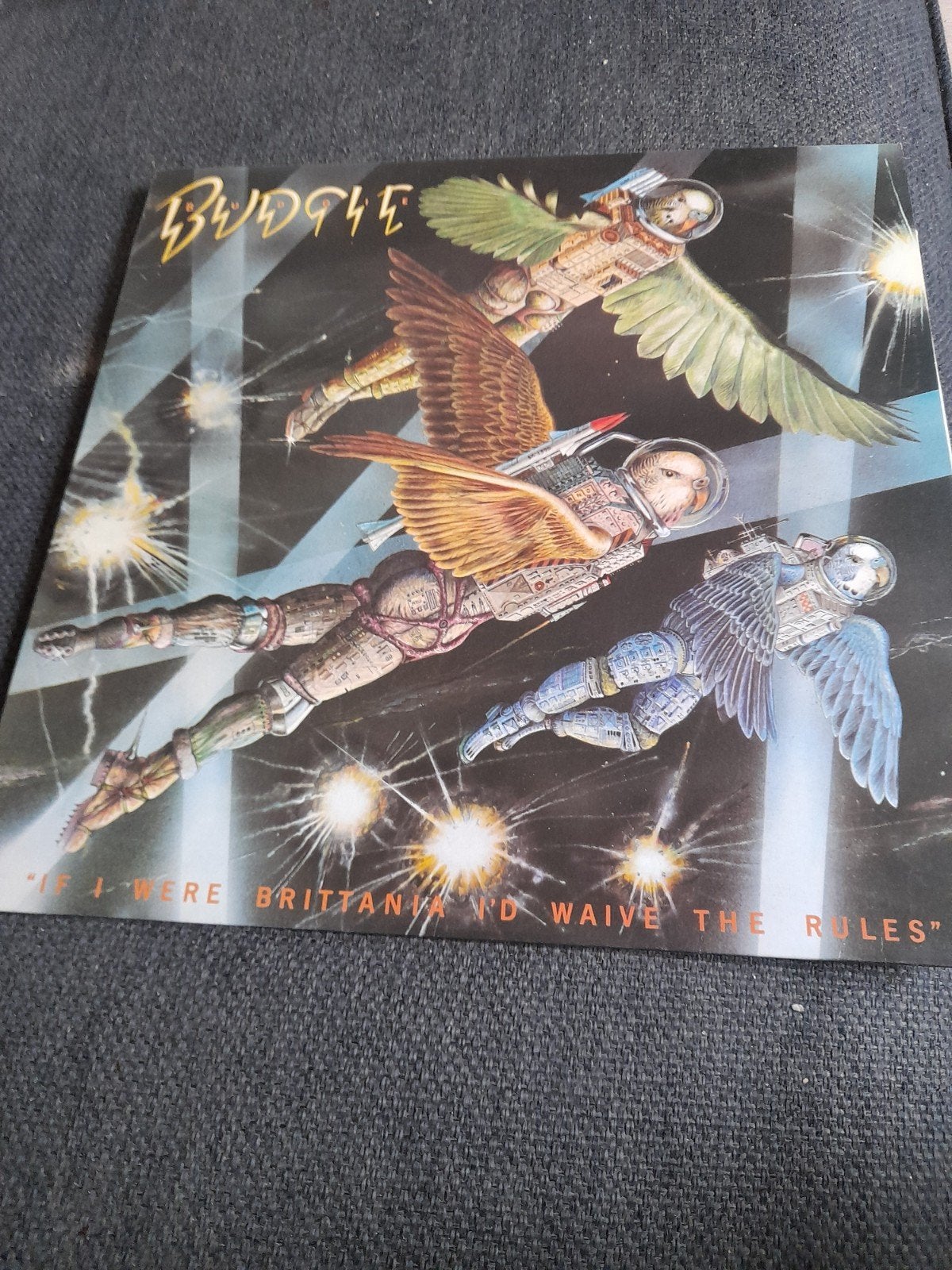 Budgie - If I Were Britannia I'd Waive The Rules LP, Cd's en Dvd's, LP, Gebruikt, Verzenden, Hard Rock