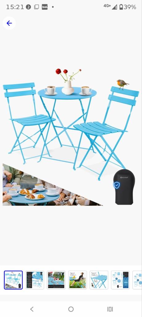Bistro set, Ophalen of Verzenden