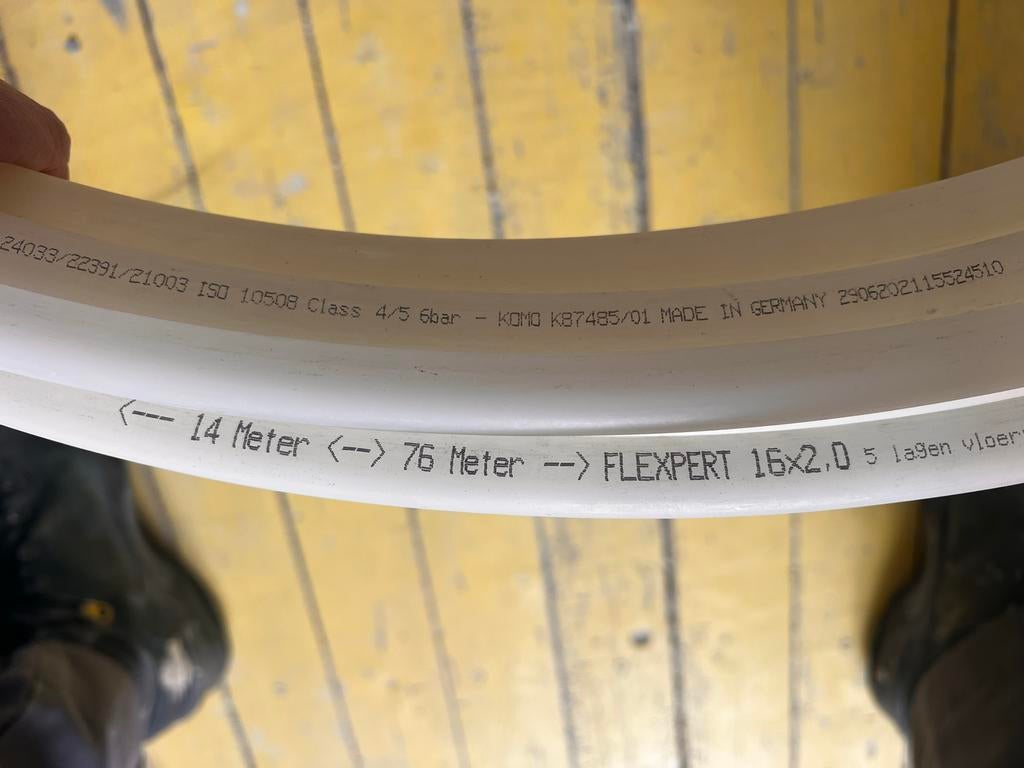 Vloerverwarmingsbuis Therminon Flexpert 16 meter, 16x2 mm, Ophalen, Overige materialen, Minder dan 20 mm, 6 meter of meer
