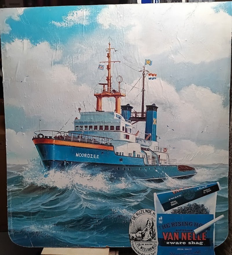 scheepvaart, Verzamelen, Scheepvaart, Ophalen, Gebruikt, Kaart, Foto of Prent