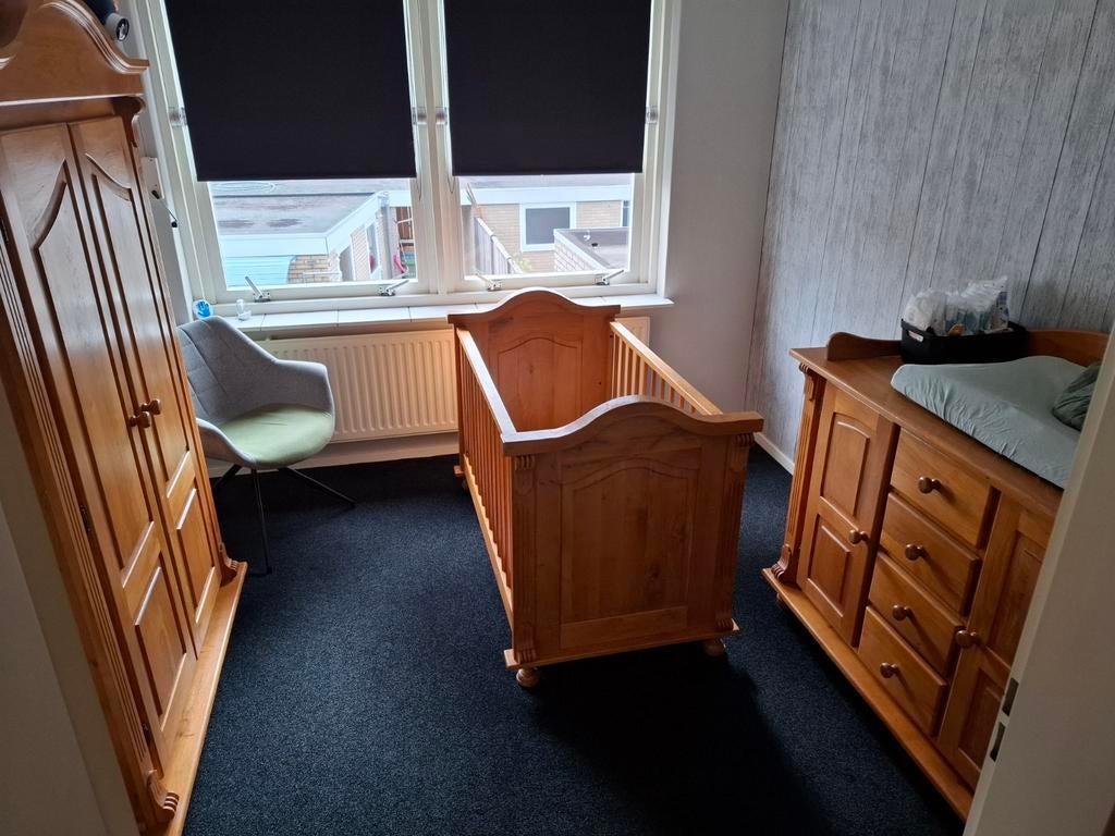 Vintage eiken kinderkamer, Kinderen en Baby's, Kinderkamer | Complete kinderkamers, Ophalen, Gebruikt, Jongetje of Meisje