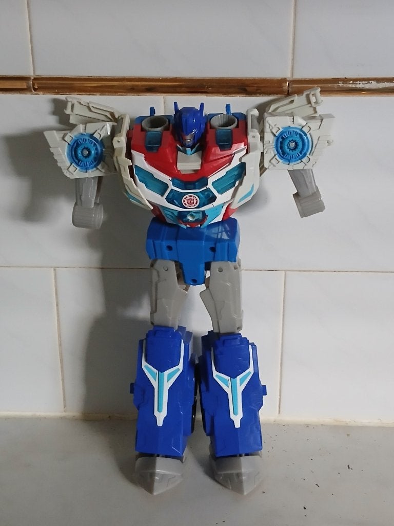 Transformers Power Surge Optimus  Prime figuur  Hasbro, Verzamelen, G1, Ophalen of Verzenden, Gebruikt, Autobots