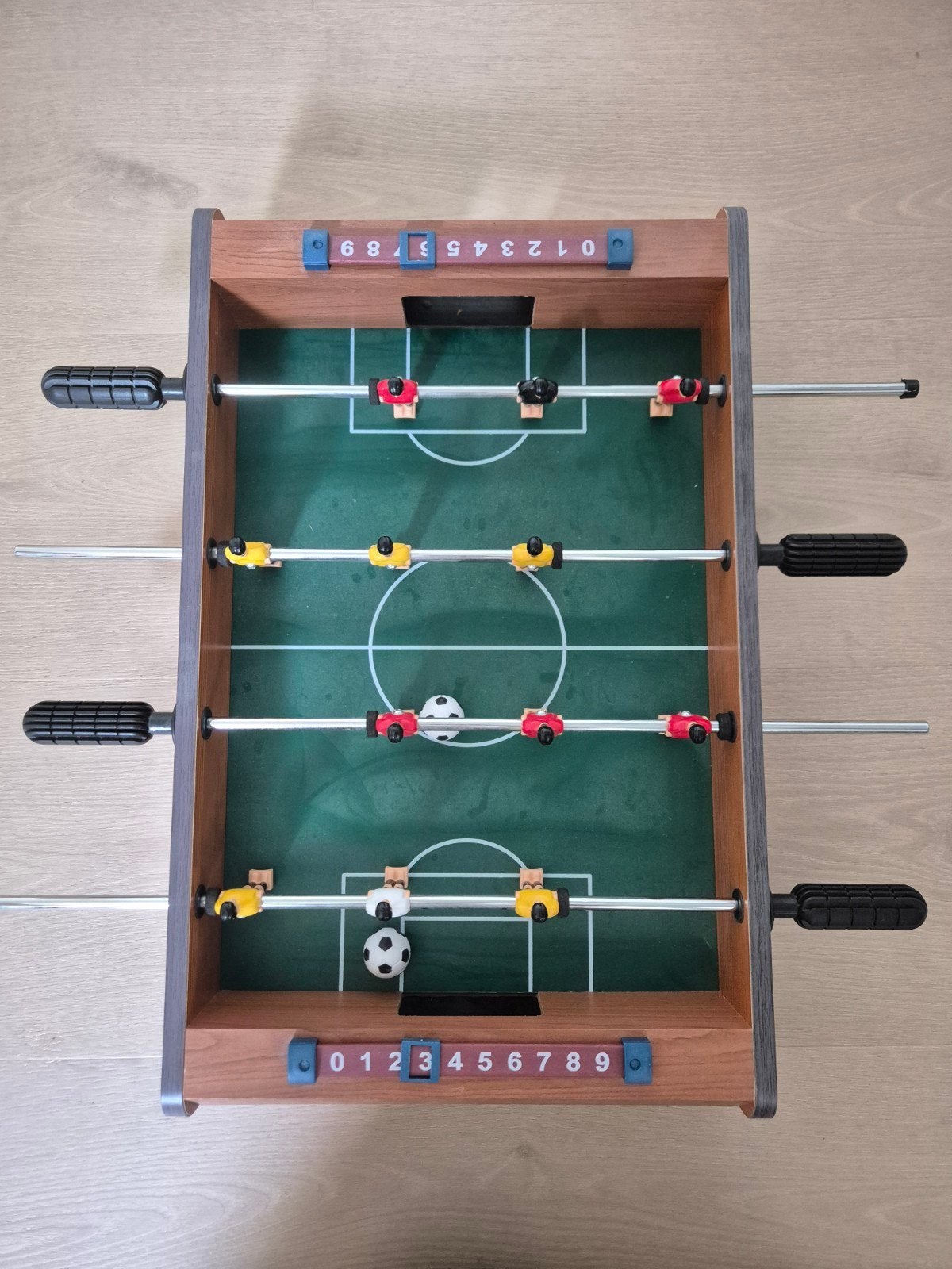 Mini Tafelvoetbalspel - Compact en Draagbaar, Ophalen of Verzenden, Zo goed als nieuw