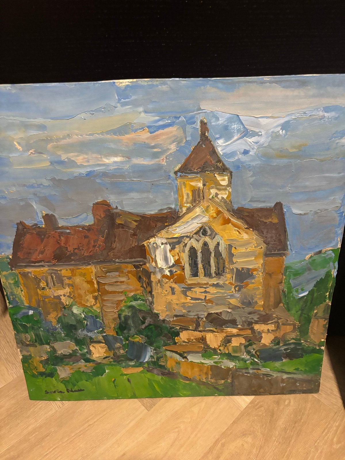 Drie schilderijen van de Roemeense schilder Adam Sorin, Antiek en Kunst, Kunst | Schilderijen | Klassiek, Doek, Expressionistisch