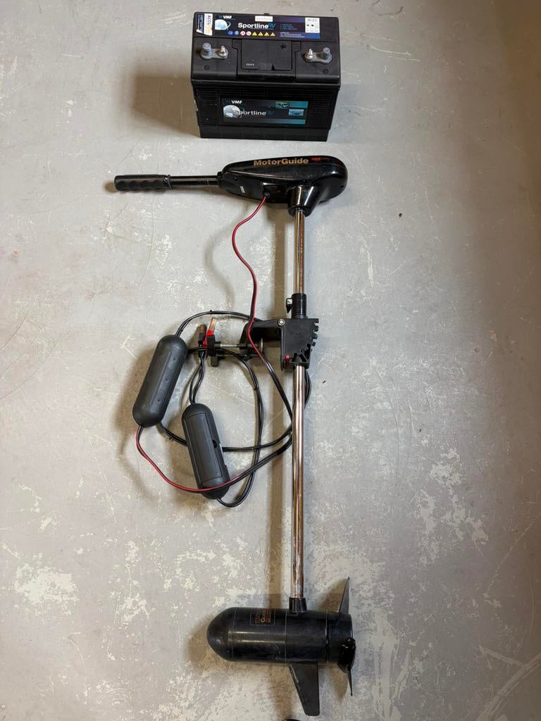 Fluistermotor elektromotor evt met nieuwe accu, Ophalen, Zo goed als nieuw, Motor en Techniek, Zeilboot of Motorboot