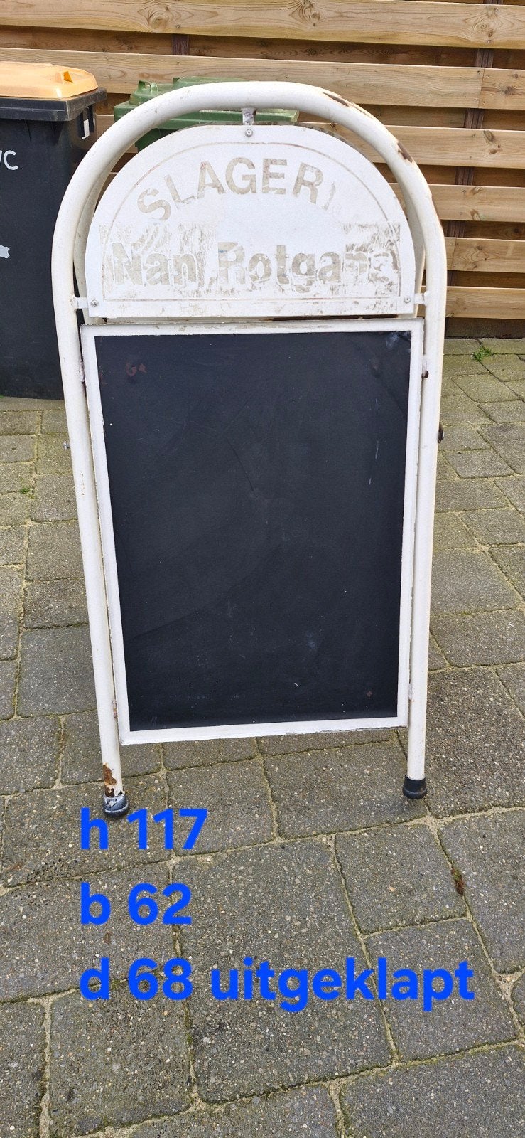 Stoepbord / Reclamebord / reclame bord / stoep / bezorgen, Verzamelen, Ophalen of Verzenden