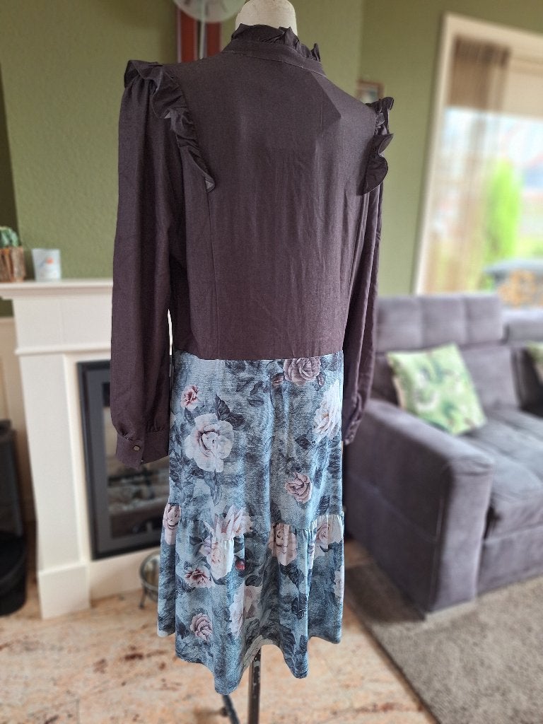 K-Design nieuwe jurk spijkerlook XXL, Kleding | Dames, K-design, Verzenden, Maat 46/48 (XL) of groter, Nieuw