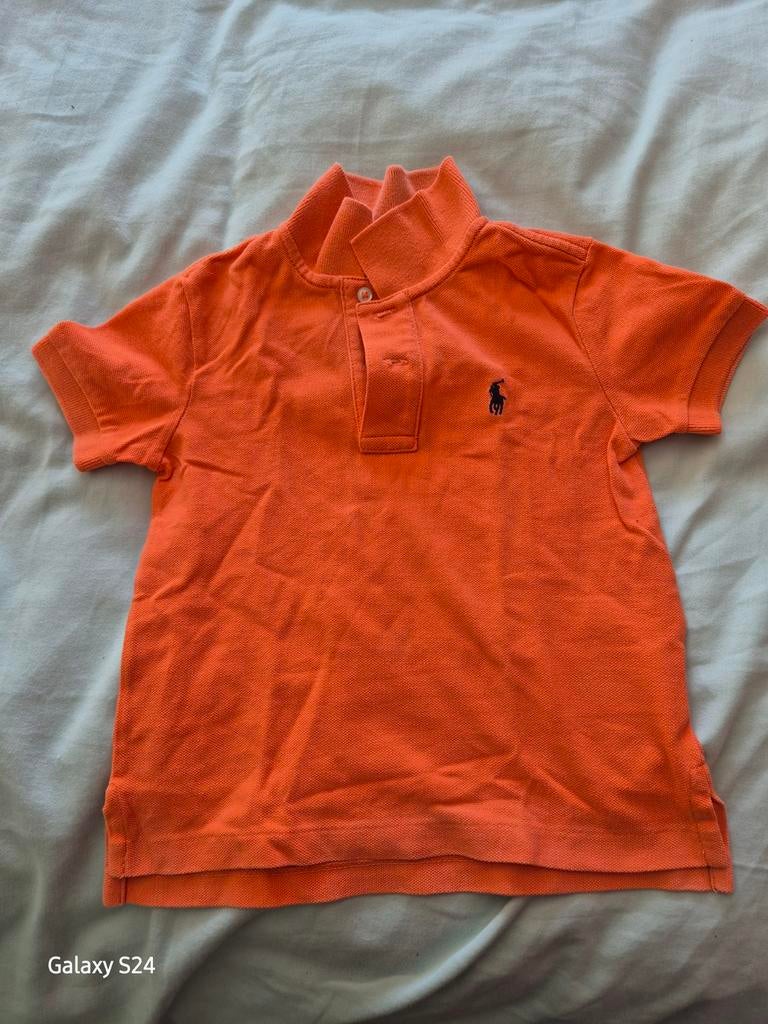 Ralph Lauren Polo shirt oranje maat 2/2T, Ophalen of Verzenden, Zo goed als nieuw, Ralph Lauren, Jongetje of Meisje