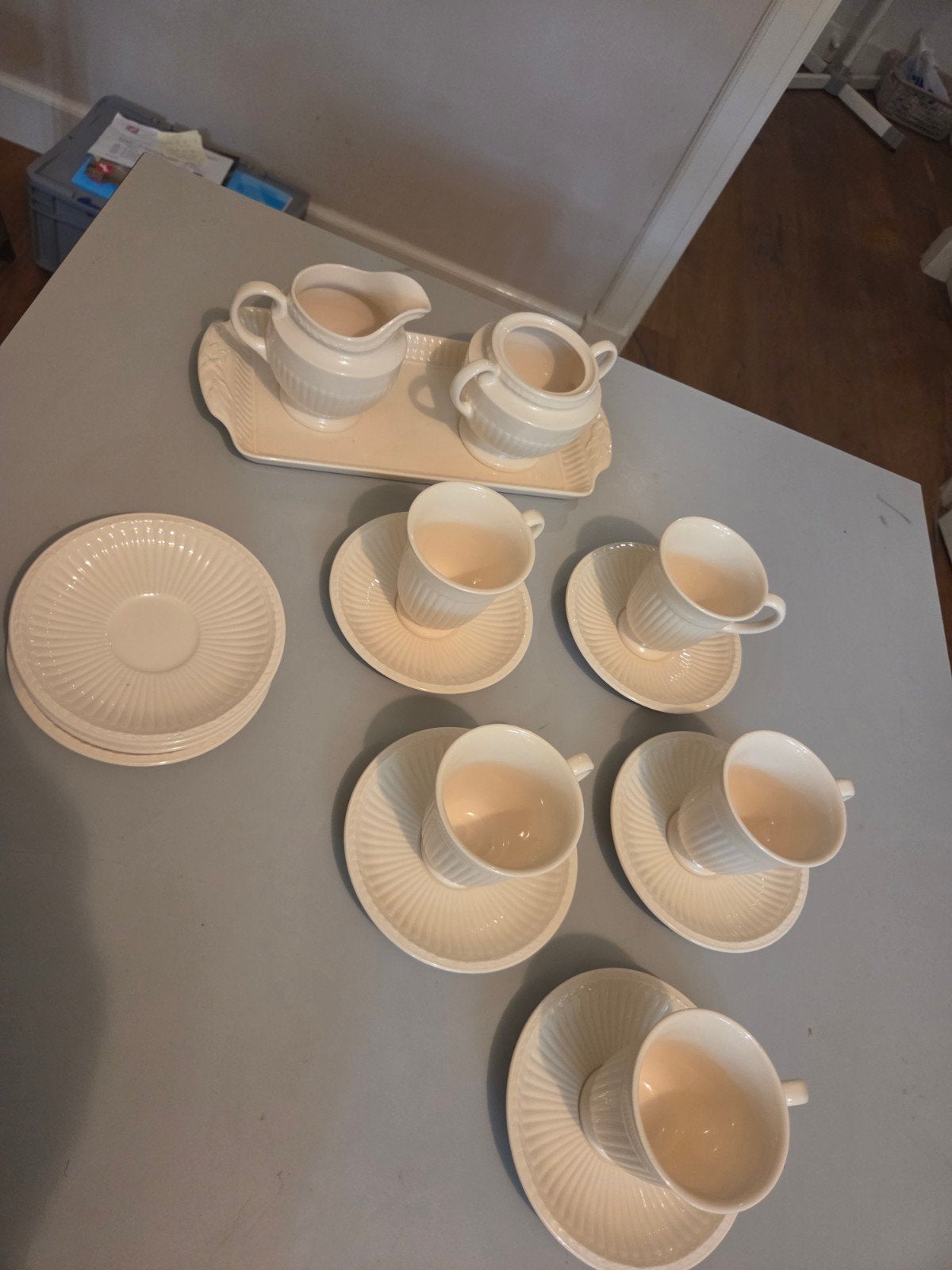 Wedgwood Edme Koffie/Theeservies - 15 euro, Ophalen of Verzenden