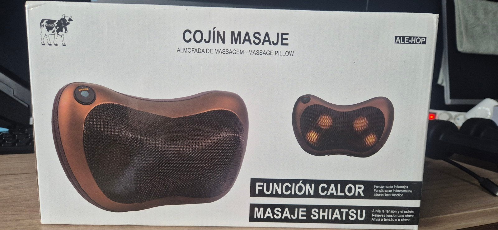 ALE-HOP Shiatsu Massagekussen met Warmtefunctie, Ophalen of Verzenden