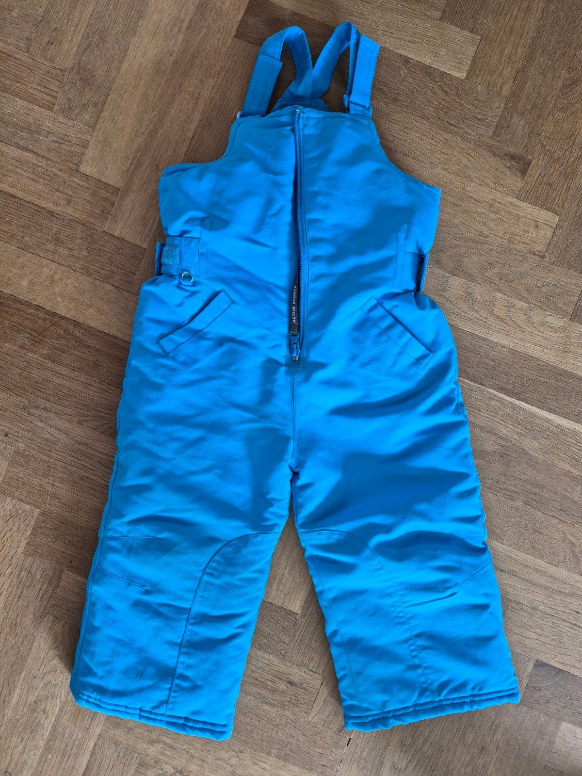 Blauwe skibroek maat 86 voor kind, Ophalen of Verzenden, Gebruikt, Jongetje of Meisje