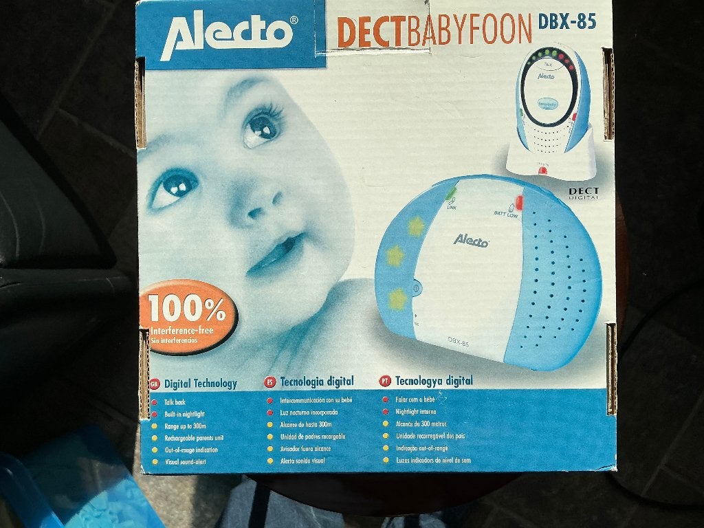 Alecto DECT babyfoon, Ophalen of Verzenden, Zo goed als nieuw, 250 meter of meer