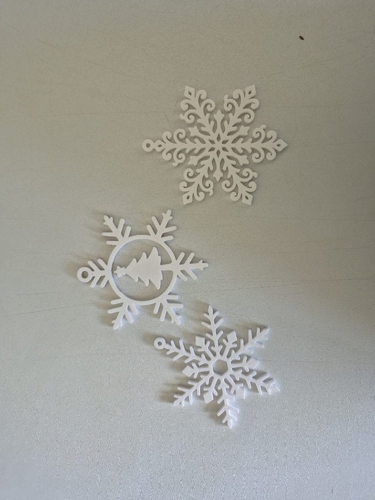 ️ Kerst Sneeuwvlokken – Set van 3 ️, Ophalen of Verzenden, Nieuw