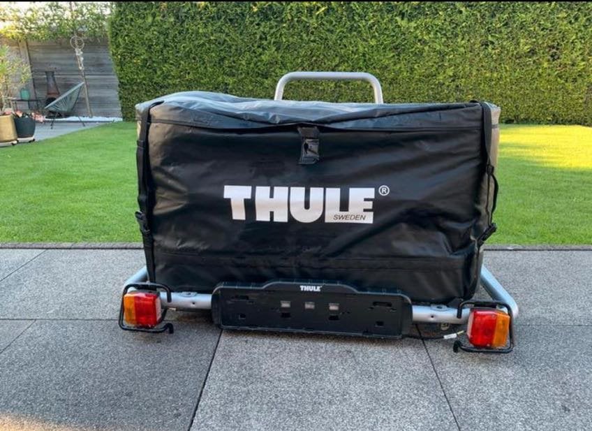 Thule Arcos Onto trekhaakbox box BackUp 900 fietsendrager, Ophalen, Zo goed als nieuw