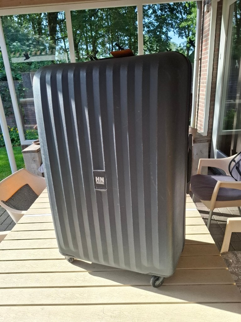 Koffer Human Nature 105 liter, Ophalen, Wieltjes, Hard kunststof, 45 tot 55 cm