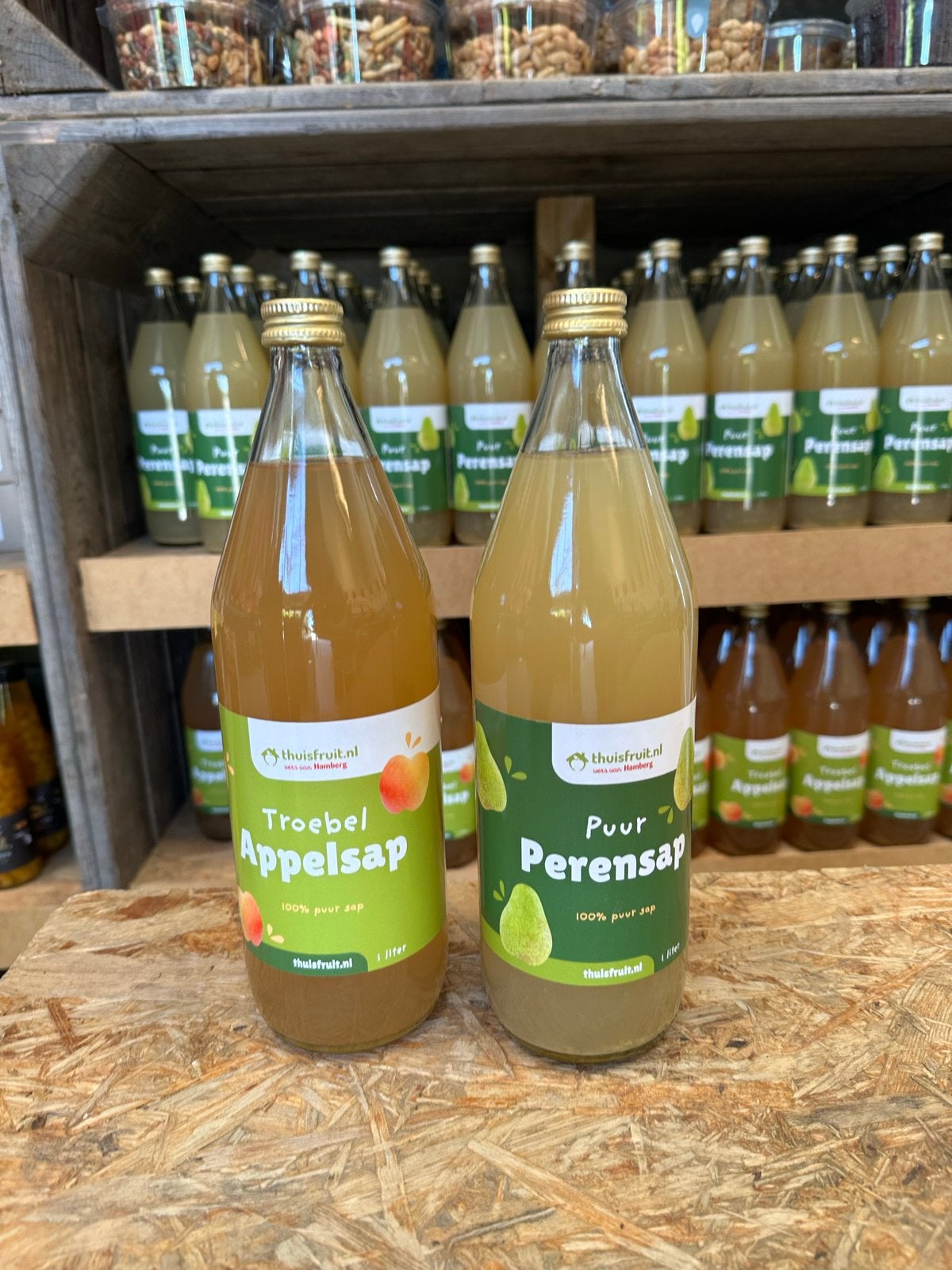 Appels sap of peren sap, Ophalen