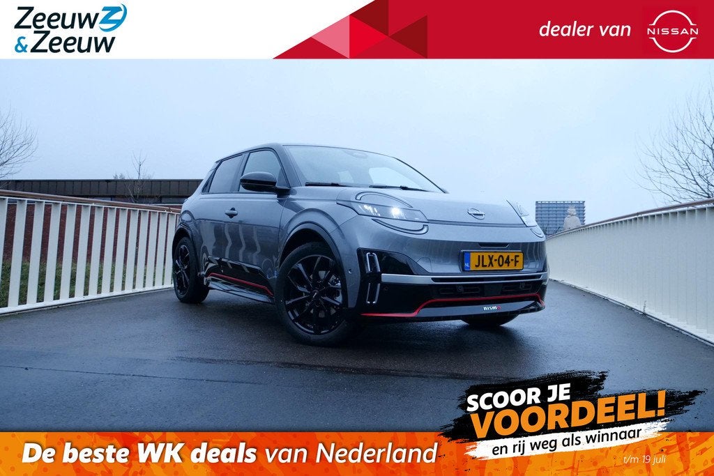 Nissan Micra Advance 52 kWh NISMO | NISMO| EXCLUSIEF BIJ NIS, Auto's, Nissan, 12 maanden, Zwart, Leder en Stof, 1427 kg