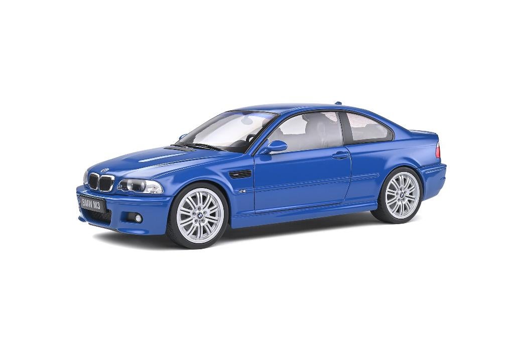 1:18 BMW E46 M3 - 2000 - Blauw --- NIEUW ----, Solido, Auto, Nieuw, Ophalen of Verzenden