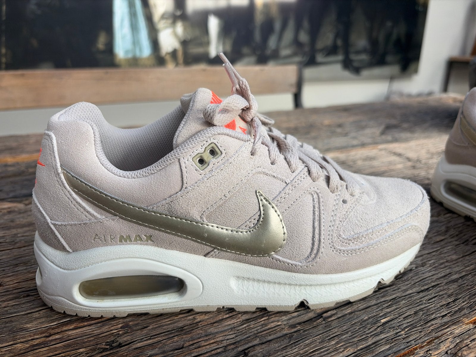 Nike Air Max Command Dames Sneakers - Maat 40, Ophalen, Beige, Sneakers of Gympen, Zo goed als nieuw