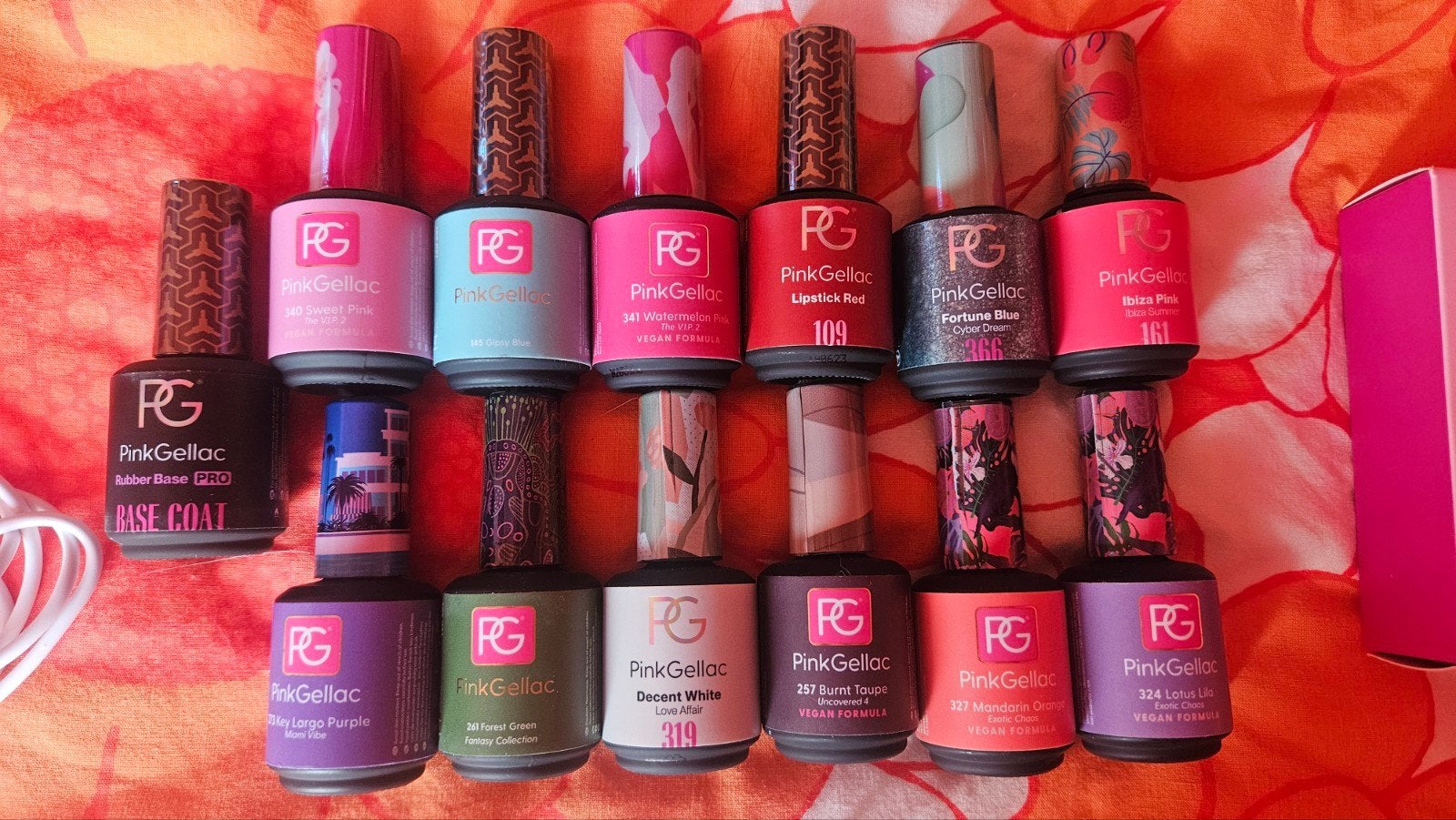 Pink Gellac Set - Complete Starterspakket, Ophalen of Verzenden, Zo goed als nieuw, Overige kleuren, Handen en Nagels