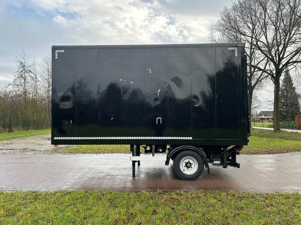 HE-WA Be oplegger 5.1 ton gesloten met laadklep 1000 kg, Auto's, Vrachtwagens, Overige brandstoffen, Zwart, Bedrijf, Geïmporteerd