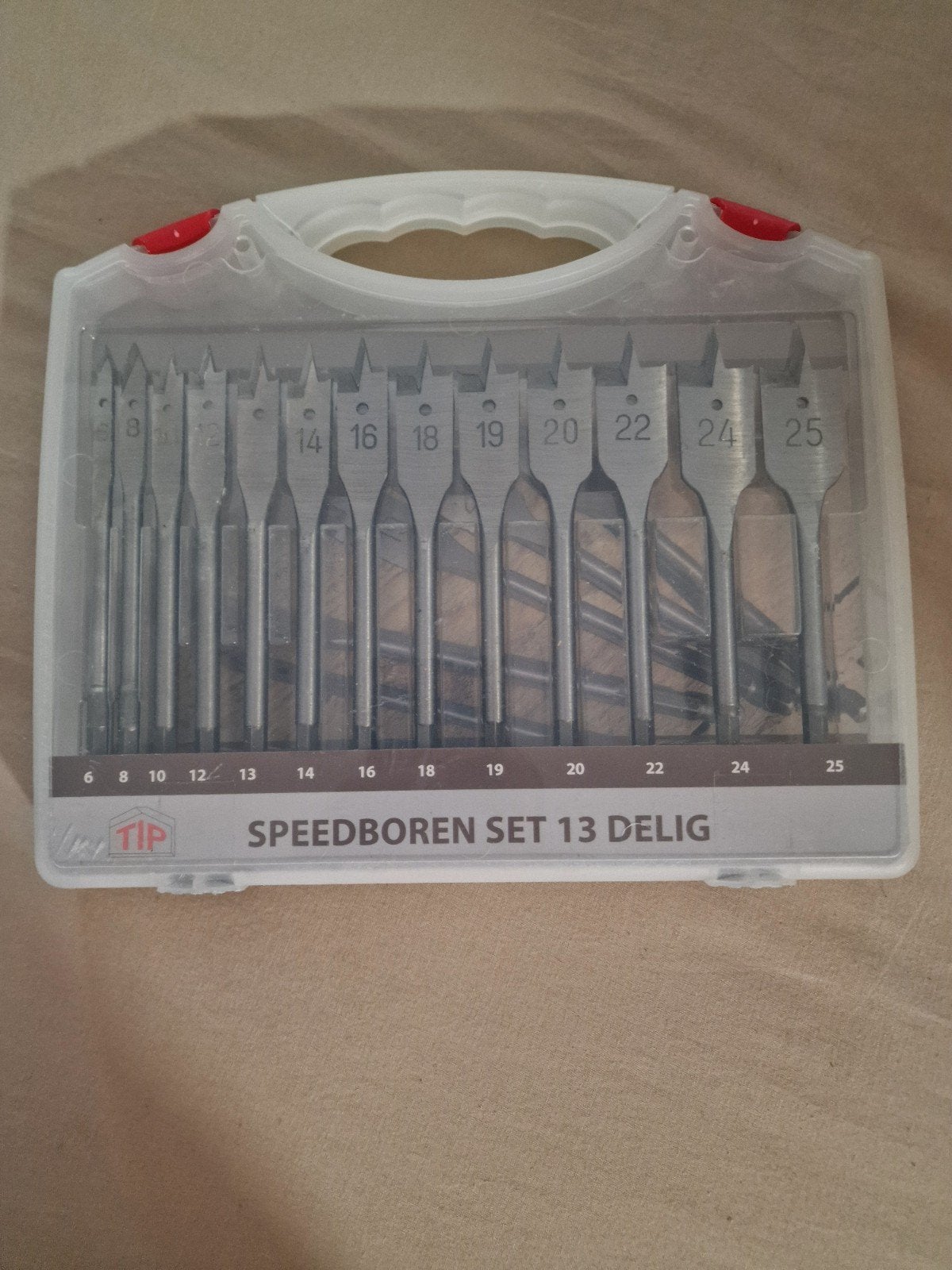 TIP Speedborenset 13-delig 6 t/m 25mm Houtboren, Ophalen of Verzenden