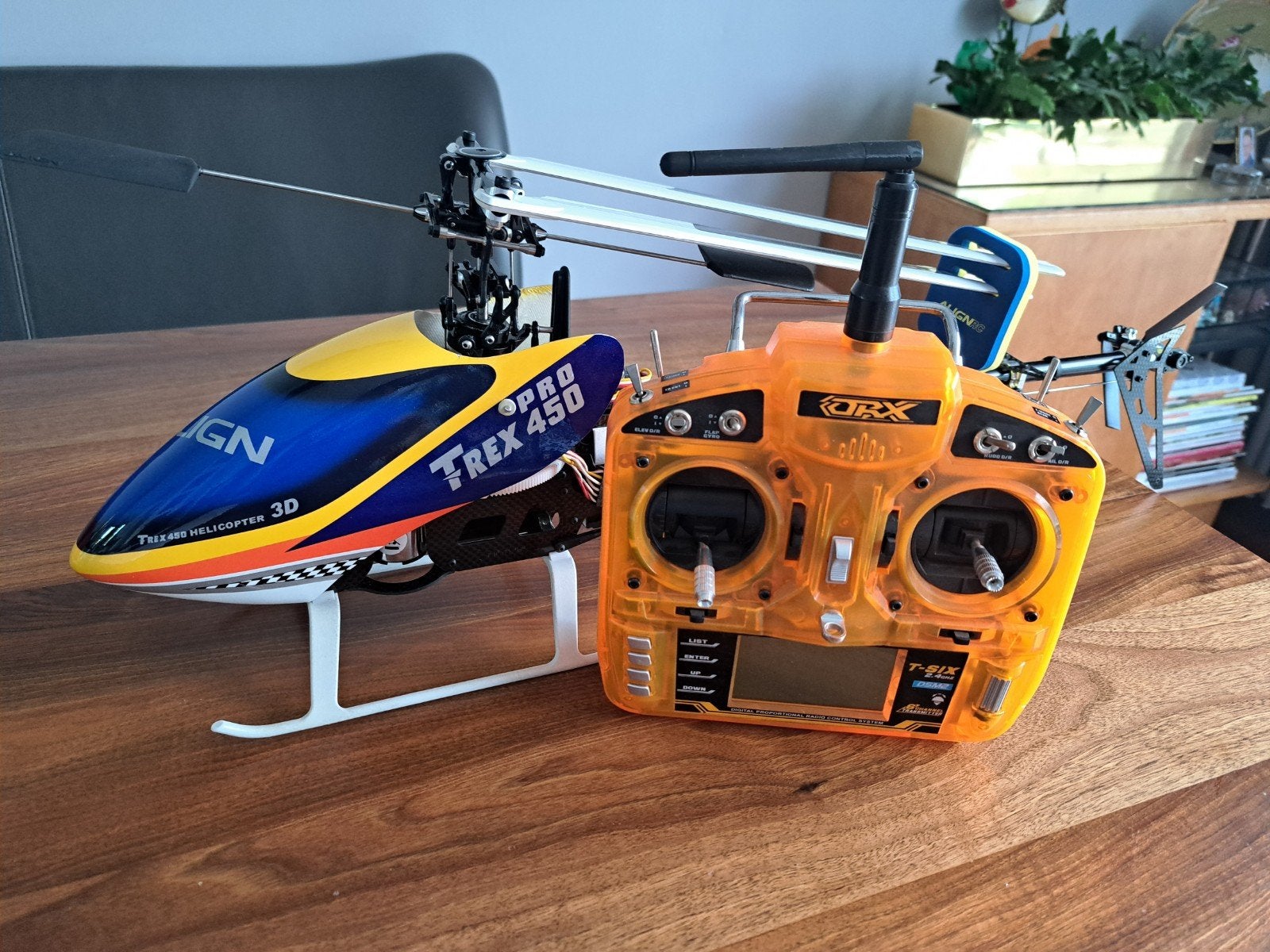 Align Trex 450 pro RTF + ORX T-SIX!, Elektro, RTF (Ready to Fly), Helikopter, Ophalen of Verzenden