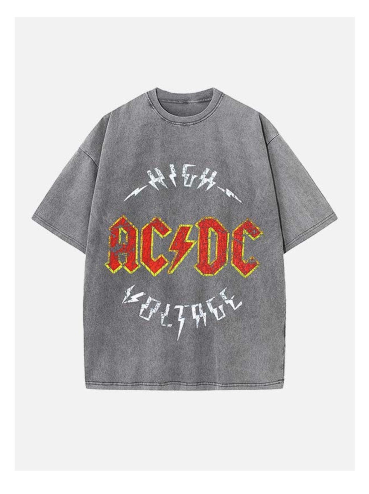 Band Tee AC️⚡️DC ♠️new crisp, Kleding | Heren, T-shirts, Ophalen of Verzenden, Nieuw, Maat 56/58 (XL), Grijs
