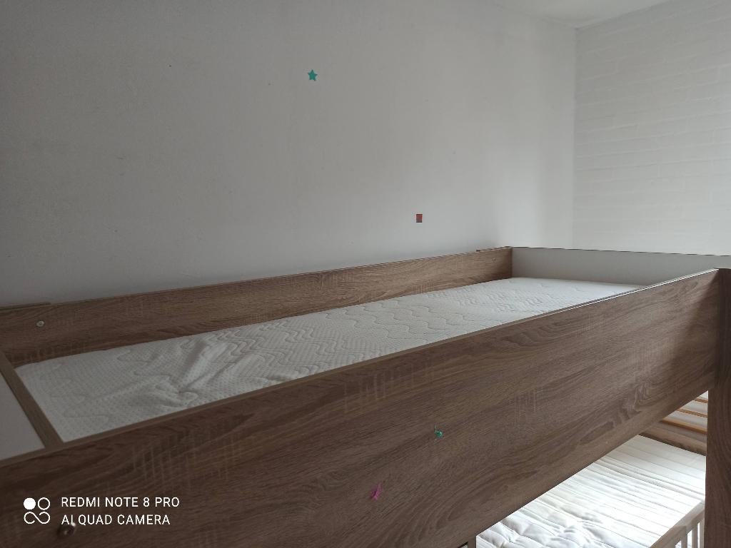 Stapelbed te koop, Kinderen en Baby's, Kinderkamer | Stapelbedden en Hoogslapers, Ophalen, Gebruikt, Stapelbed