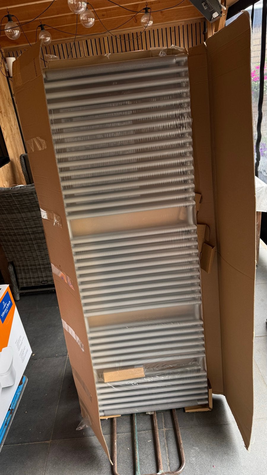 Plieger Florian NXT Dubbel Designradiator parelgrijs, Ophalen, Radiator, Nieuw, 60 tot 150 cm
