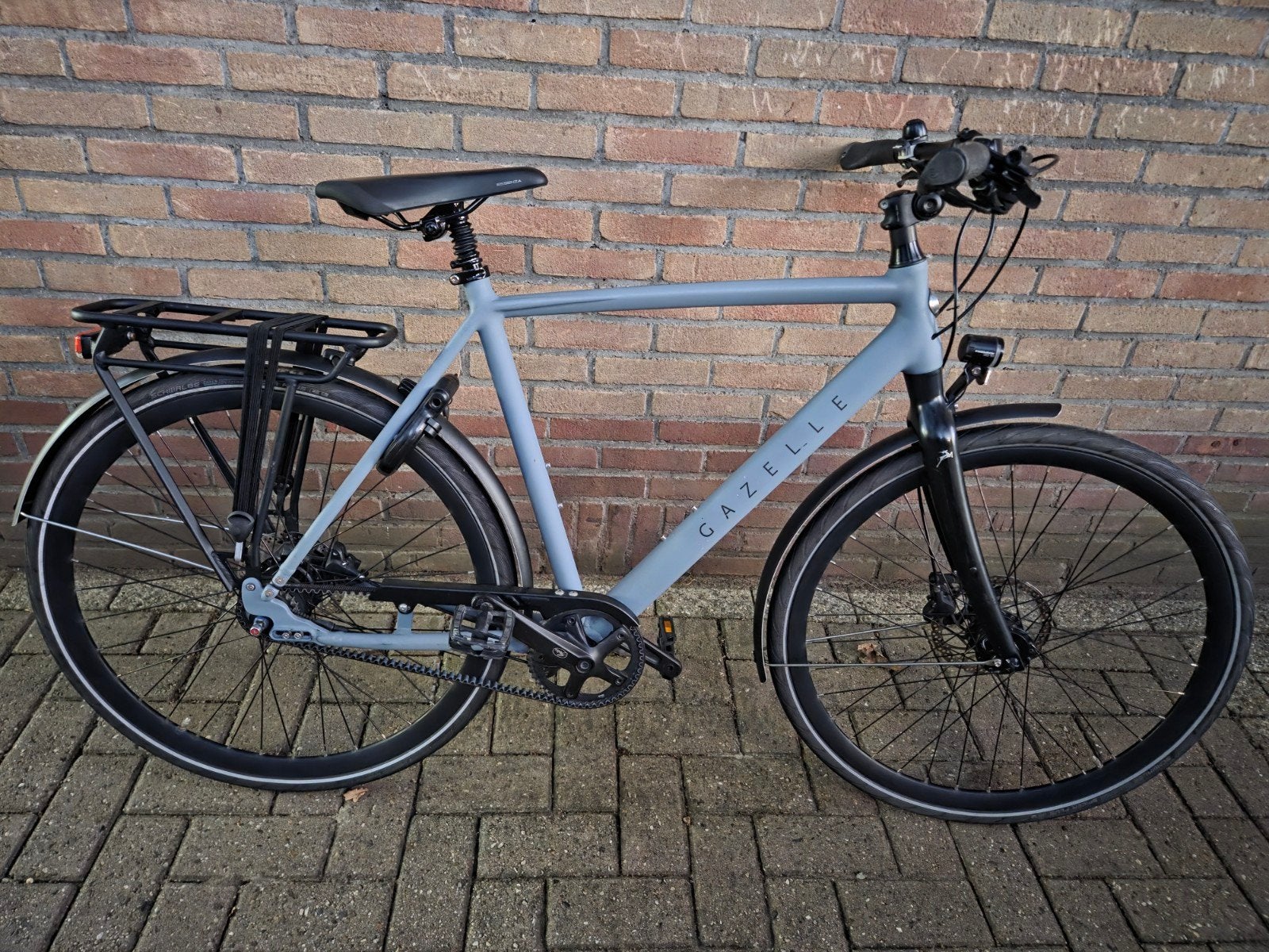Gazelle Marco Polo Urban 57 cm, met riemaandrijving, Ophalen, Zo goed als nieuw, 57 tot 61 cm, Schijfrem