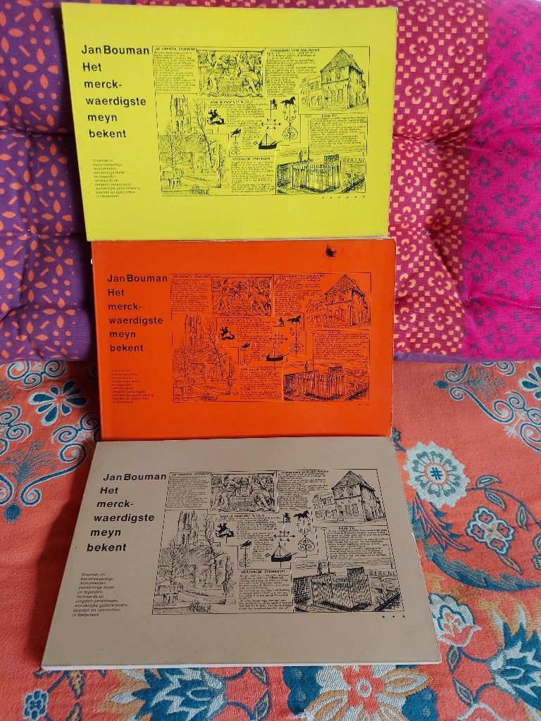 Het merckwaerdigste meyn bekent - Jan Bouwman. 3 boeken., Ophalen of Verzenden, Gelezen