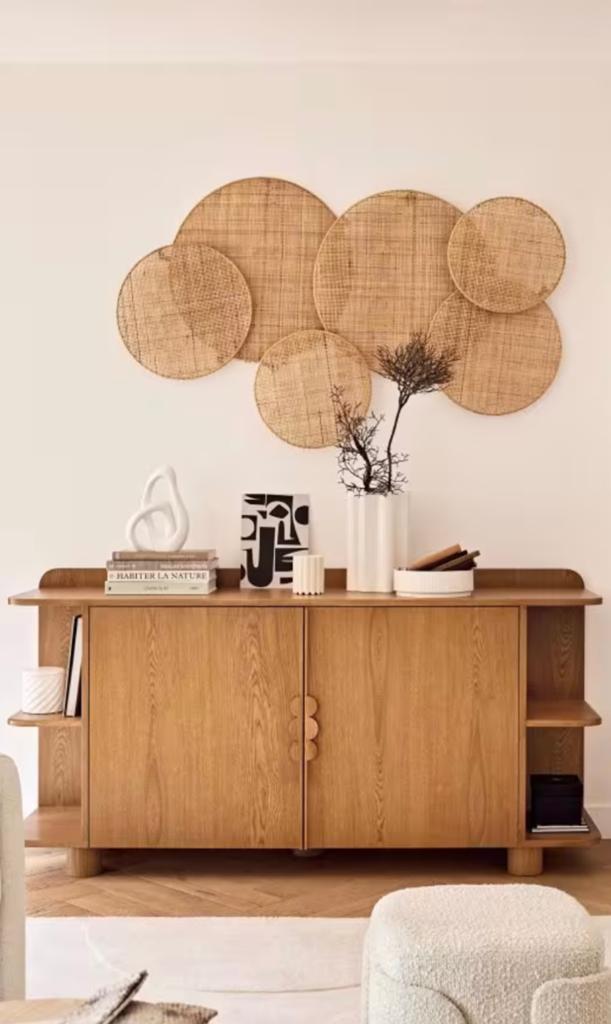 Eikenhouten dressoir met deuren en planken, Huis en Inrichting, Ophalen, Met deur(en), 150 tot 200 cm, Eikenhout