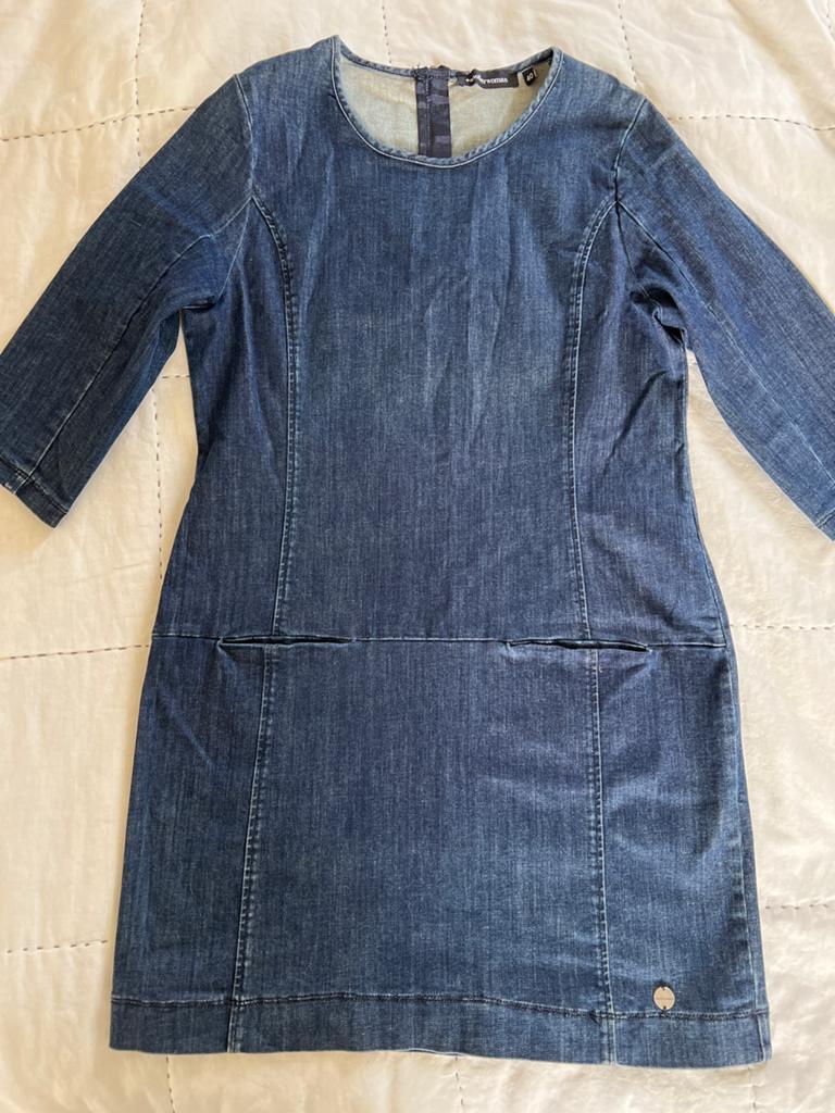 Another Woman spijkerjurk maat 40, Kleding | Dames, Maat 38/40 (M), Blauw, Ophalen of Verzenden, Zo goed als nieuw
