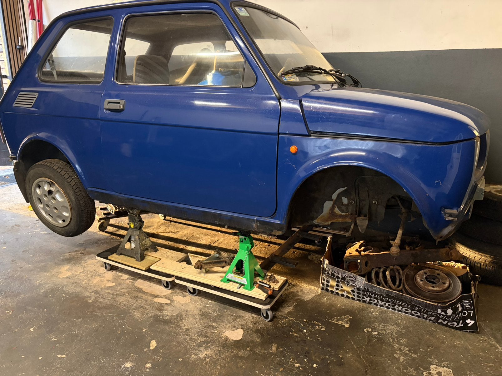 Loop of sloop fiat 126, Ophalen, Nieuw, Fiat