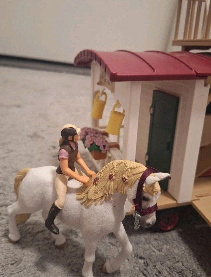 schleich te koop, Verzamelen, Verzenden, Gebruikt, Paard, Beeldje of Figuurtje