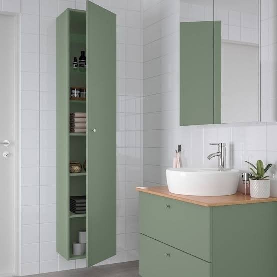 Gezocht hoge badkamerkast ikea godmorgon groen, Huis en Inrichting, Ophalen, (Half)hoge kast, Minder dan 50 cm, 150 tot 200 cm