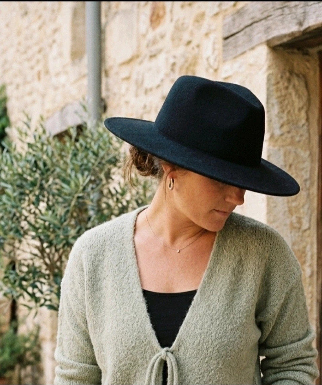 Nieuwe zwarte Brixton Joanna Felt Hat, Hoed, Nieuw, Brixton, One size fits all