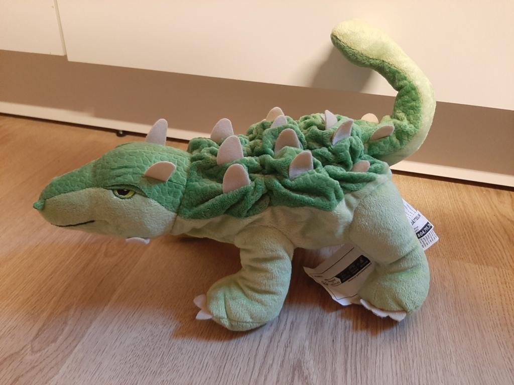 IKEA dinosaurus knuffel omkeerbaar dino, Ophalen of Verzenden