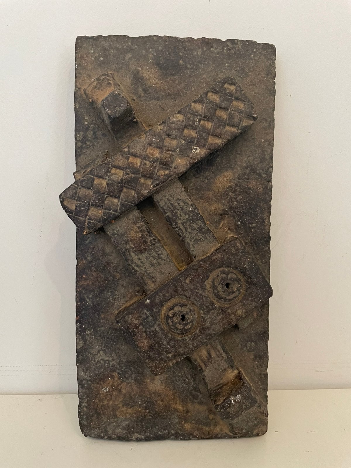 Brutalistisch wandreliëf 60-70’s - Stijl van Hans Ittmann NL, Ophalen of Verzenden