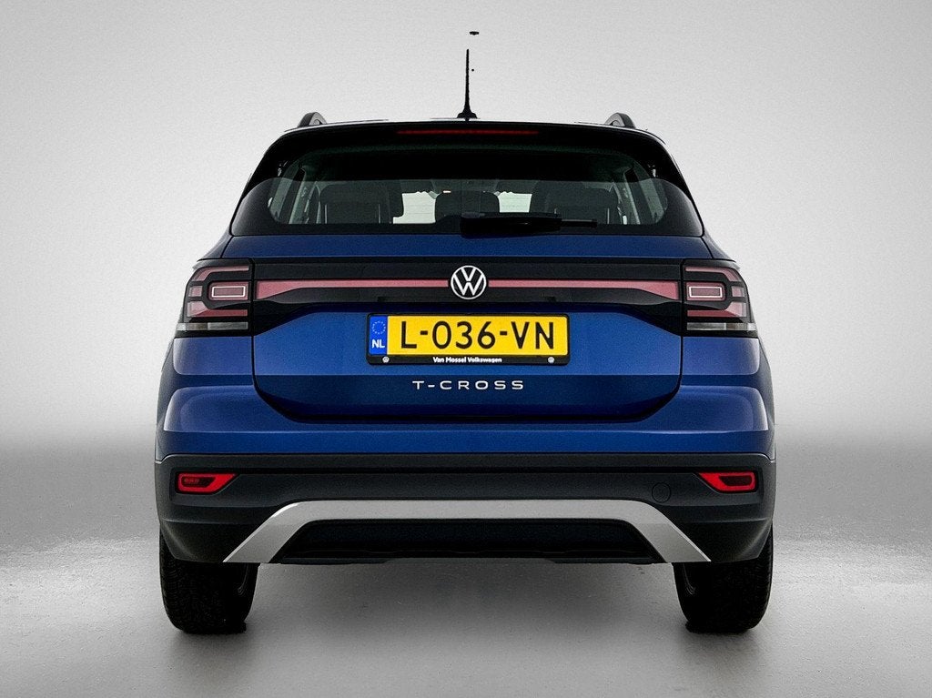 Volkswagen T-Cross 1.0 TSI Life 95 PK| Origineel Nederlands, Auto's, Volkswagen, 12 maanden, Gebruikt, 95 pk, Blauw
