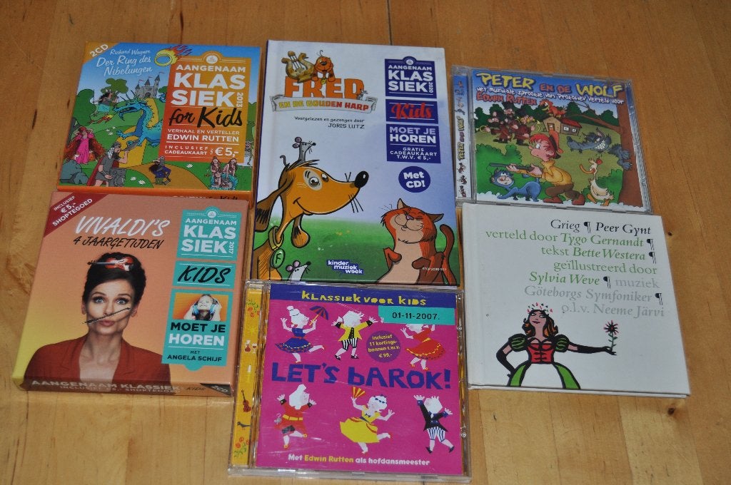 Partij klassiek voor kids  8 cd's in 1 koop 15 euro, Gebruikt, 6 tot 9 jaar, Overige typen, Ophalen of Verzenden
