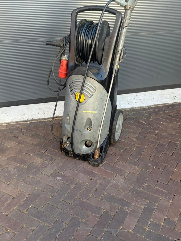 Te koop: professionele Kärcher hogedrukreiniger (380V), Tuin en Terras, Hogedrukreinigers, .., Met autostop en -start, Zo goed als nieuw