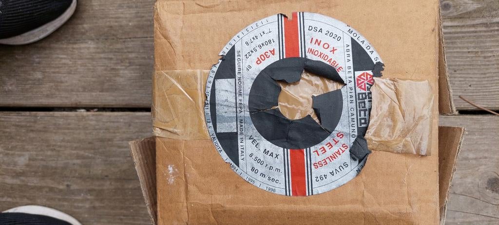 Grote partij slijpschijven 180x5x22mm voor haakse slijper, Ophalen